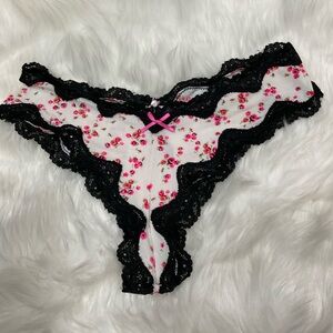 Sexy Little Things Victoria's Secret Floral Lace Panties
